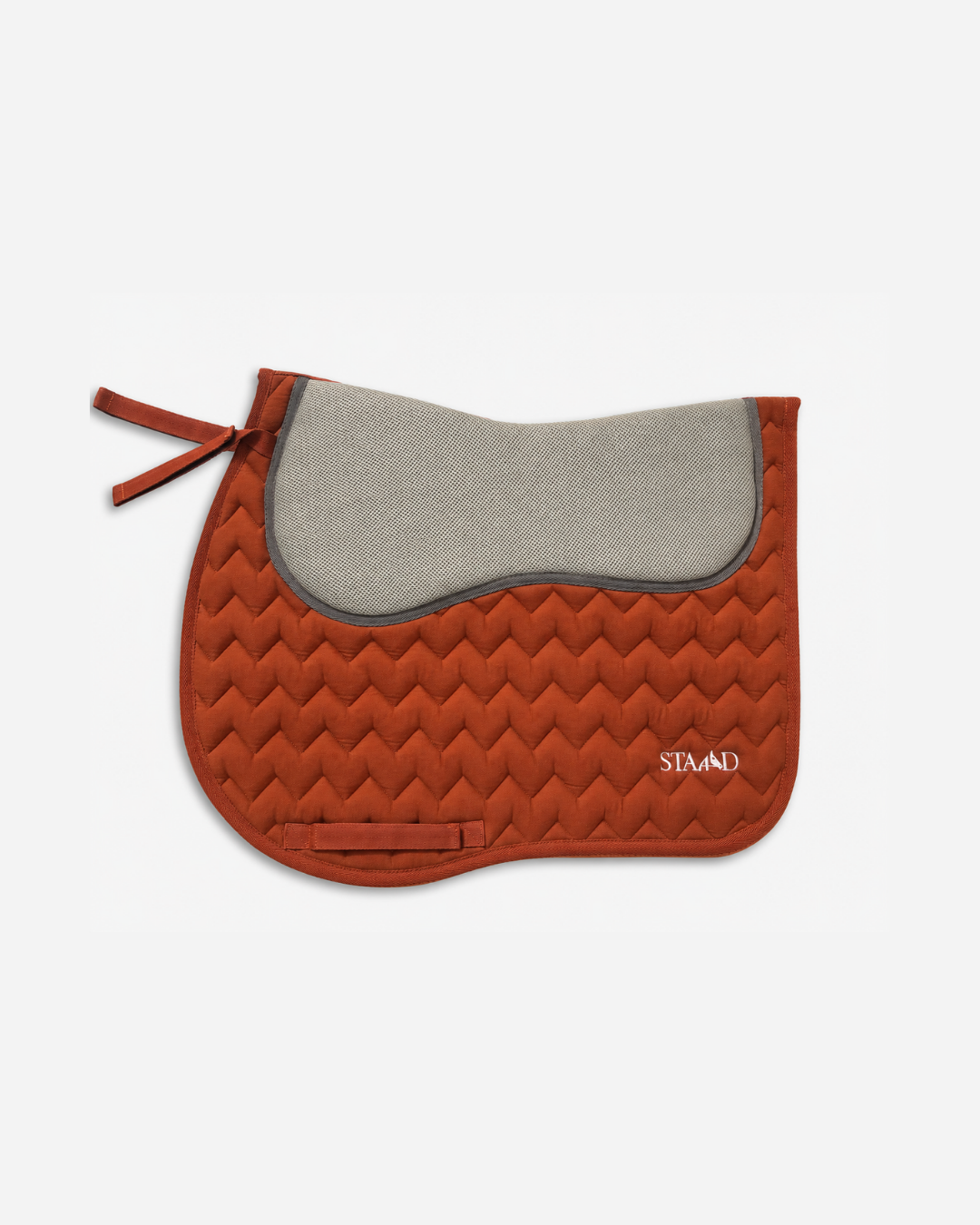 AirTech Two-Toned Saddle Pad (Burnt Orange/Gray)