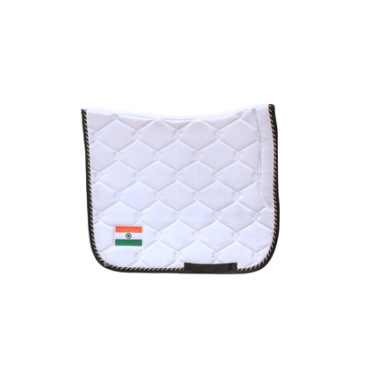 White Dressage Saddle Pad