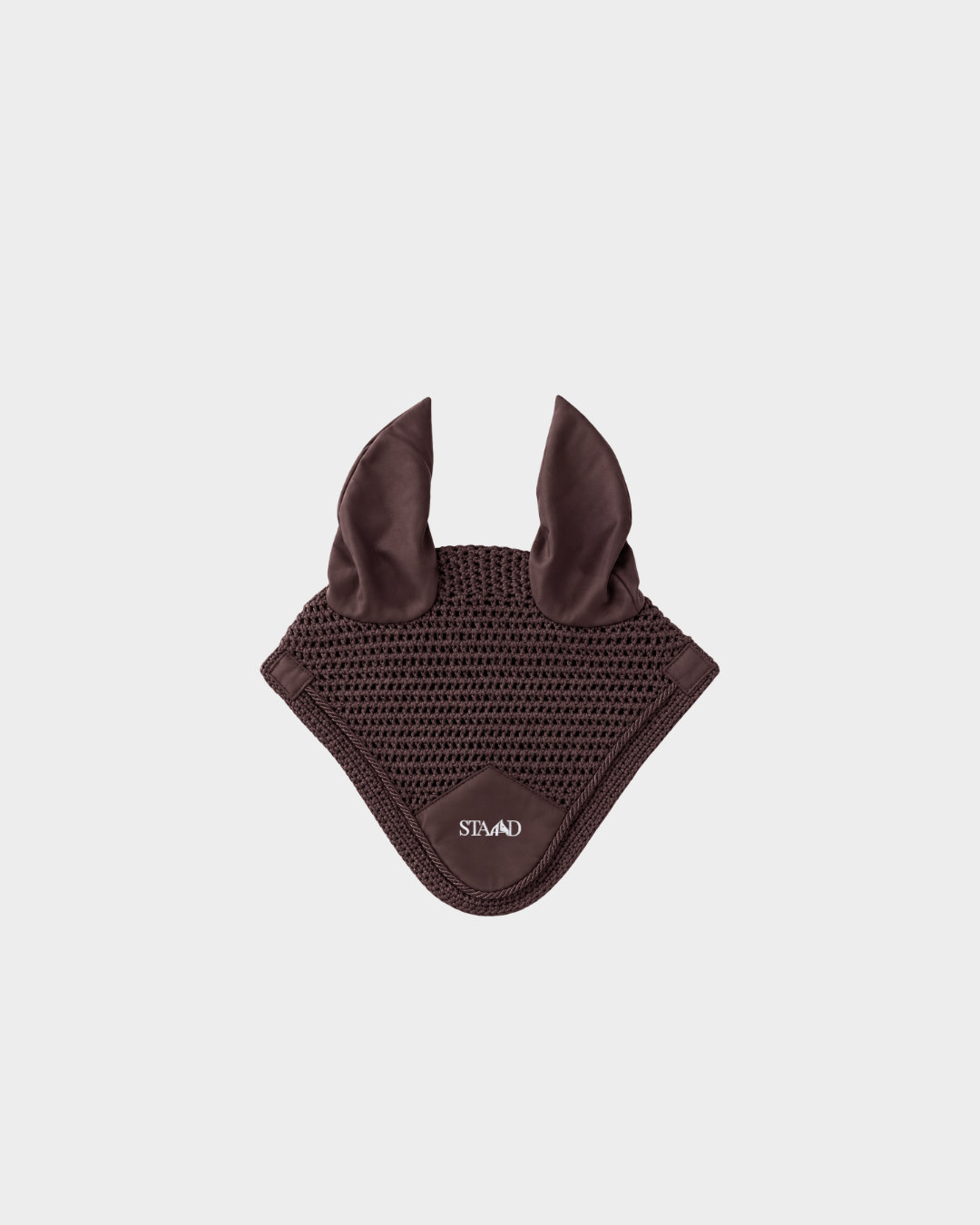 Tie-Free Brown Ear Bonnet